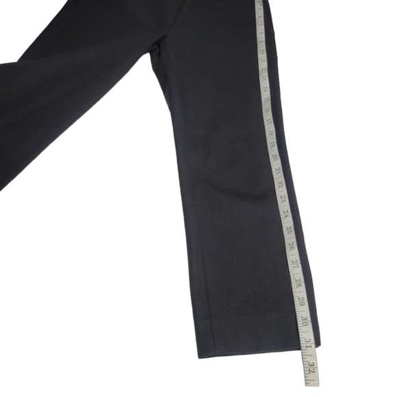 Talbots Chatham Black Crop Pants Sz 2P - Picture 6 of 6